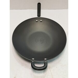 Circulon 14" Nonstick Wok Stir Fry Pan Helper Handle Black Hong Kong